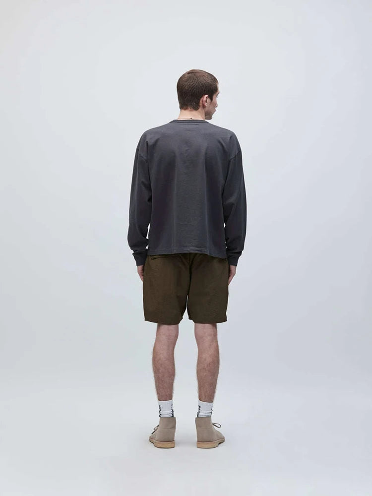 Quick Dry NBHD V-shape Shorts Zipper Pockets Shortpants Japan Men Women Thin Fabric Loose Drawstring Short Pants Breeches