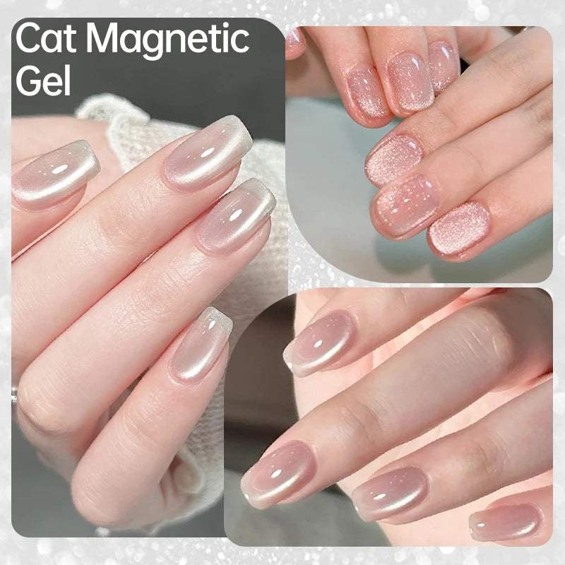 UR SUGAR 15ml Cat Magnetic Gel Jelly Glass Full Coverage Varnis Magnetic Gel Soak Off UV LED Gel Autumn Winter Xmas Manicure