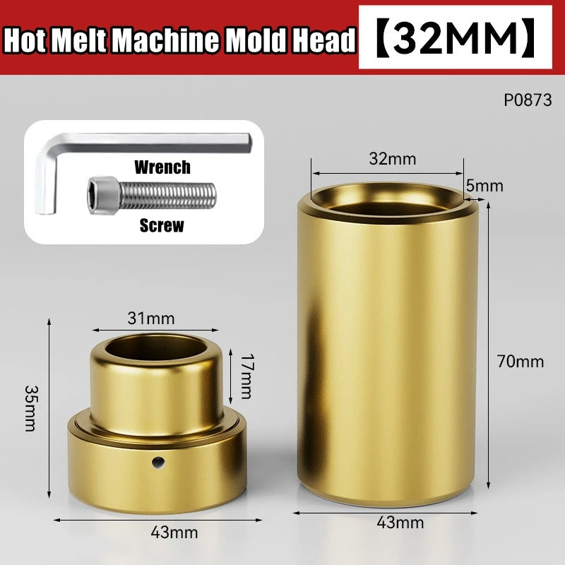 Pipe Welding Machine Accessories Extended Tube Hot Melt Mold Head PB/PP/PE/PPR Pipe Welding Tools for Home Plastic Water Pipe