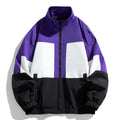 Una Reta Harajuku Jacket Men Spring Autumn New Hip hop Color Splicing Coat Streetwear Casual Retro Jackets Man