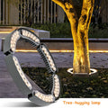 12w 1pcs LED Outdoor Colorful Waterproof Tree-hugging Lamp Shooting Landscape Lighting Tree AC220v Park Light for Columns Yard