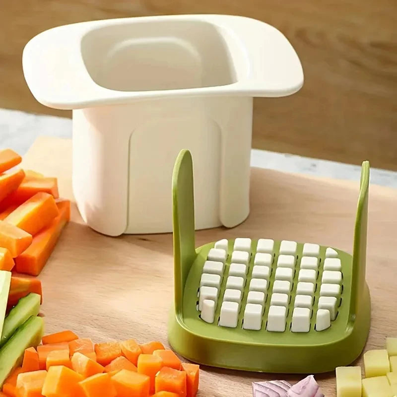 1PCS Multifunctional Vegetable Chopper Onion Dicer French Fries Cutter Kitchen Cucumber Potato Slicer - Essential Kitchen Tool