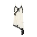 MUJER Lace Slip Mini Dress Women Satin Backless Summer Dress Woman Asymmetric Party Women's Dress Sexy Beach Dresses for Women