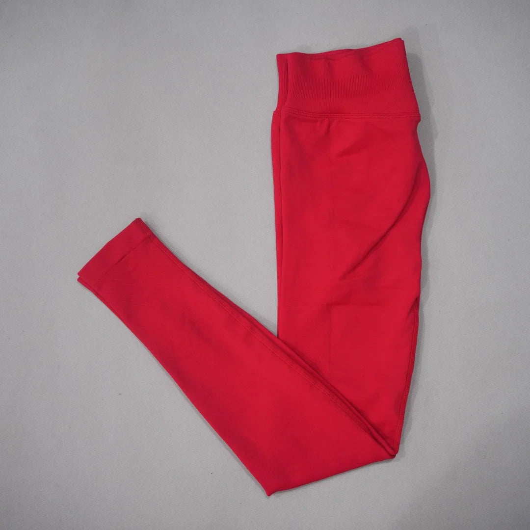 DF-LOGO Women Seamless High Waist Yoga Leggings Butt Lifting Push Up Compression Pants Tummy Control Anti-Squat Quick Dry for