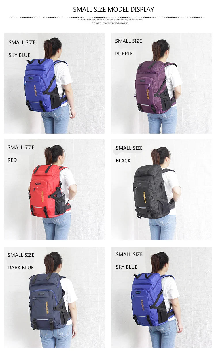 Waterproof Hiking Backpack Durable Bag Suitable for Men and Women's Travel, Hiking, Camping and Outdoor Leisure Activities