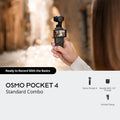 100% Original DJI Osmo Pocket 4 Camera Combo107GB Built-In Storage & 800MB/s Transfer 1" CMOS & 4K/240fps 14-Stop Dynamic Range