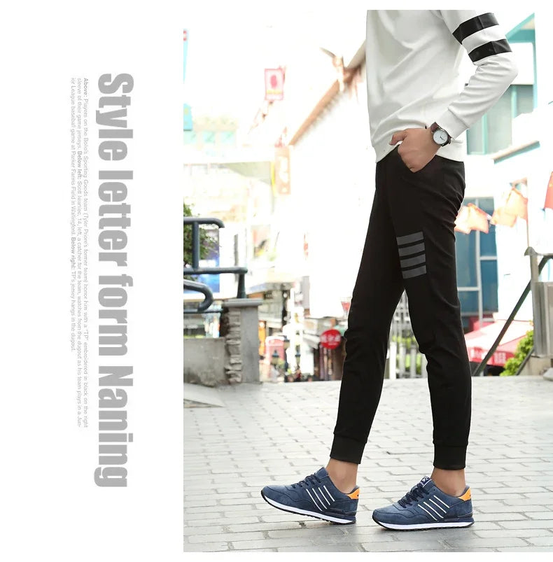 Spring Men Shoes Sneaker Trend Breathable Leisure Autumn Male Sneakers Non-slip Footwear Men Vulcanized Shoes Outdoor Walking