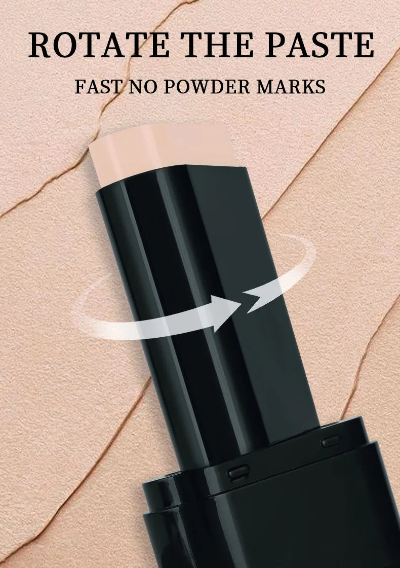 Matte Eraser Foundation Cream Stick Full Coverage Waterproof Oil-control Face Base Velvet Makeup Moist Light Concealer Foundatio