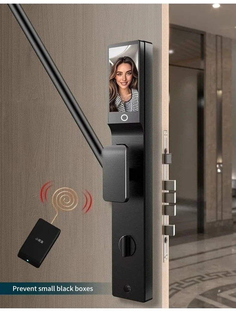 2026 New Tuya 3D Face Palm Recognition Smart Lock Durable Electronic Lock Waterproof Digital Lock Suitable for Europe, Israel