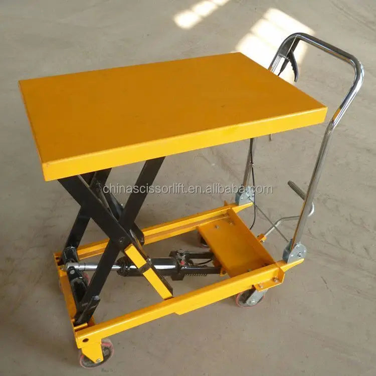 Vehicle Short Tractor Portable Manual Lifter Hydraulic Scaffolding Scissor Lift Table