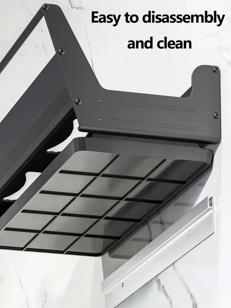 Wall Mounted Kitchen Dish Drainer Dish Drying Rack  Storage & Organization Kitchen Gadgets Shelf Useful Things For Kitchen