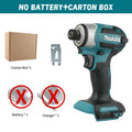 Makita 18V DTD173 Blue Brushless Drill Power Tool for Home Improvement and DIY 180Nm Electric Wood/Bolt/T-Mode