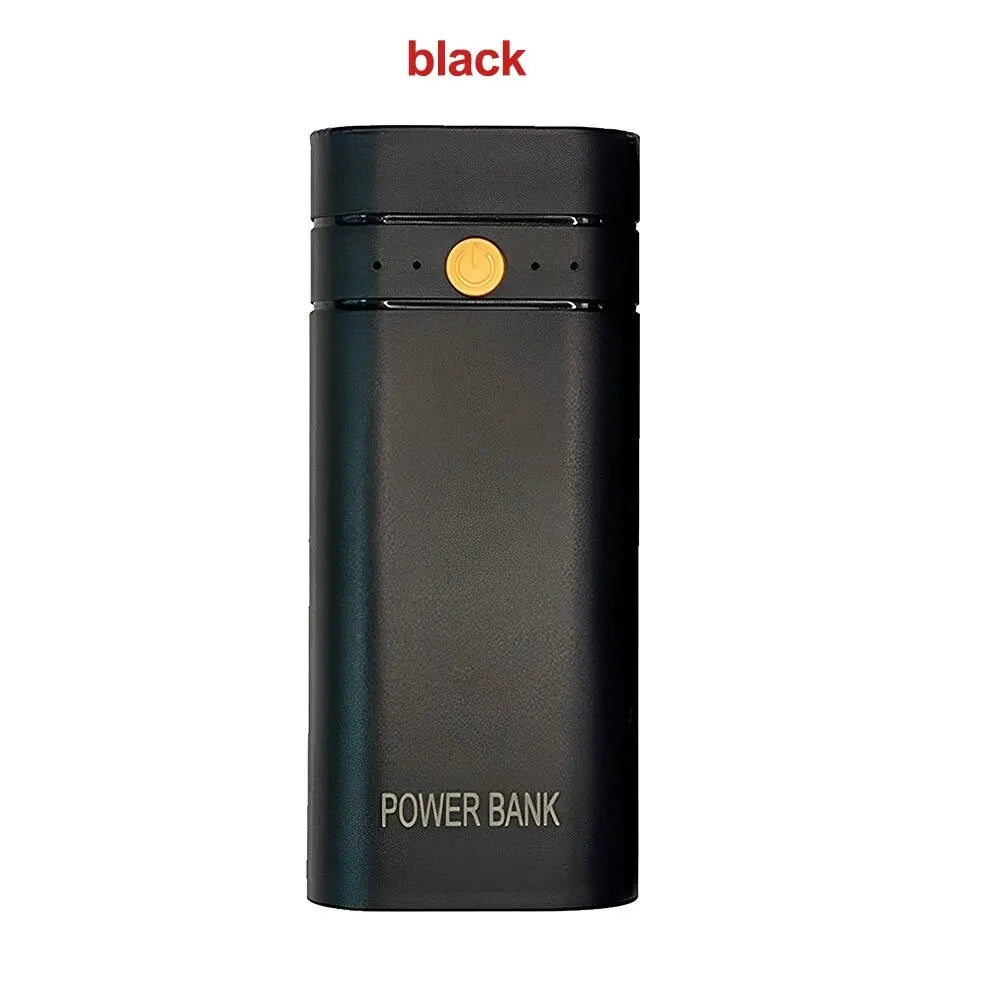 2 slots 18650 Battery Charger Portable Power Bank Kit DIY Fast Charging- Power Bank Shell Case Box Power Bank Charge Storage Box