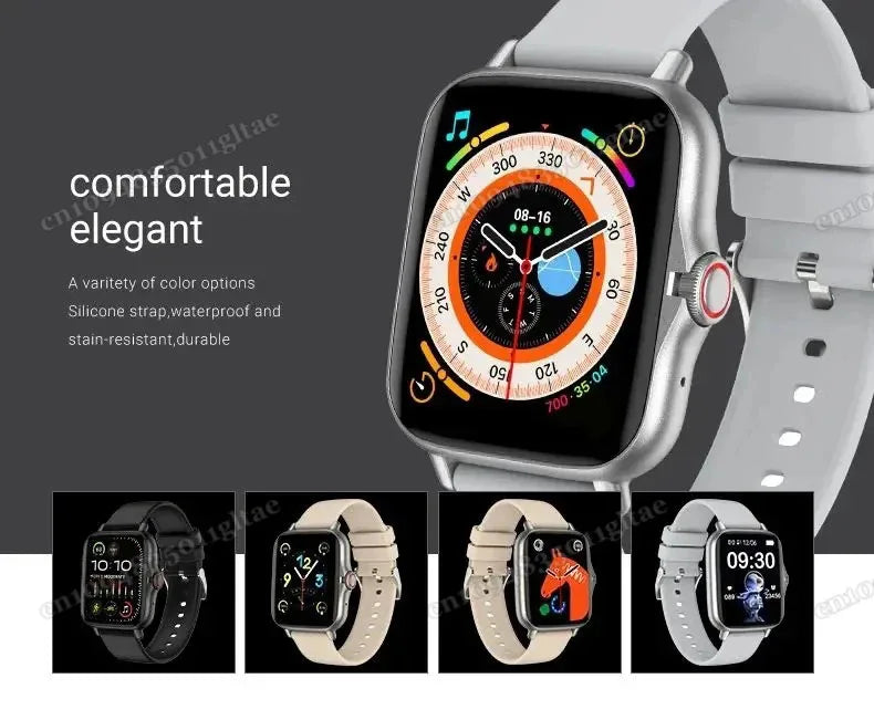 New Smart Watch Android Phone 1.44''Inch Color Screen Bluetooth Call Blood Oxygen/Pressure Monitoring Smart Watch Women Men HT30