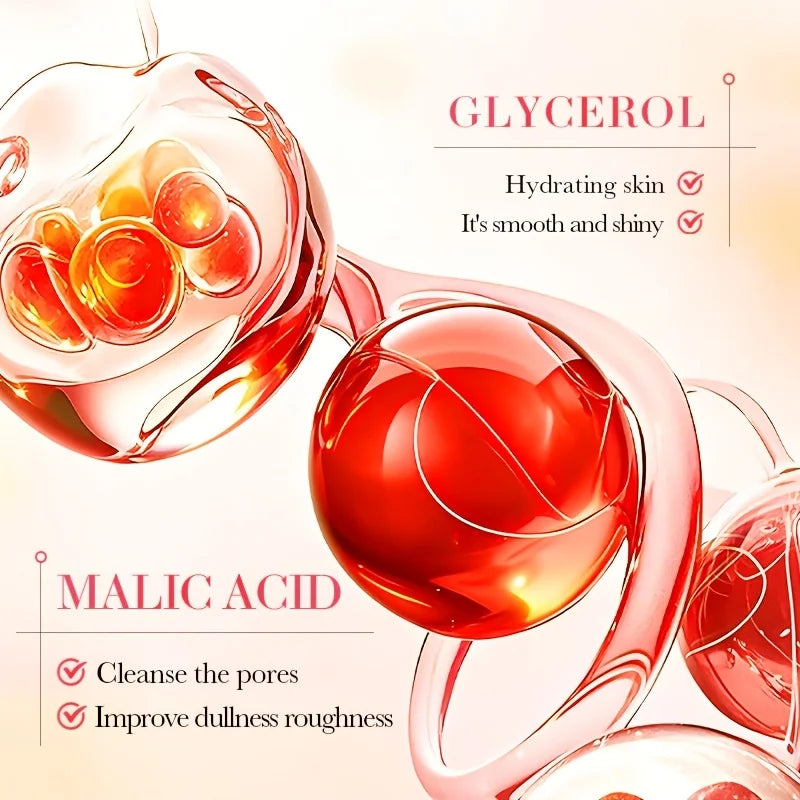 100g Peach Aha Facial Scrub Deep Cleansing Hydrating Physical Exfoliator Brightening Skin with Granules for Radiance