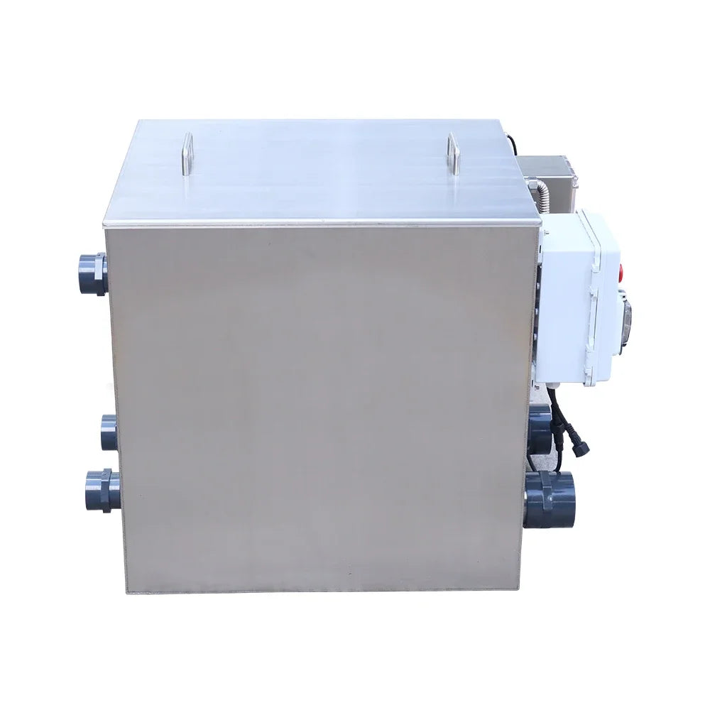 imaginative‌  QihangRAS 110V/220V pond 5 t/h drum filter 316 stainless steel drum filter for koi pond