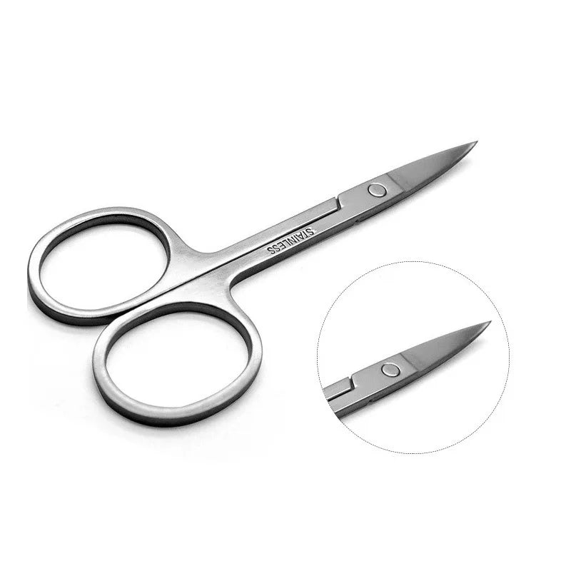 Small Stainless Steel Scissors For Nails, Eyebrow And Nose Hair Scissors, Nail Trimmers, Facial Trimmers, Makeup And Beauty Tool