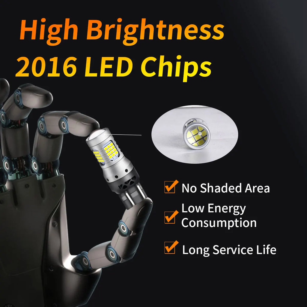 7443 LED Bulbs W21/5W 9715R T20 High Brightness 2016 LED Chips For Automotive Turn Signal Clearence Parking Reading Width Lights