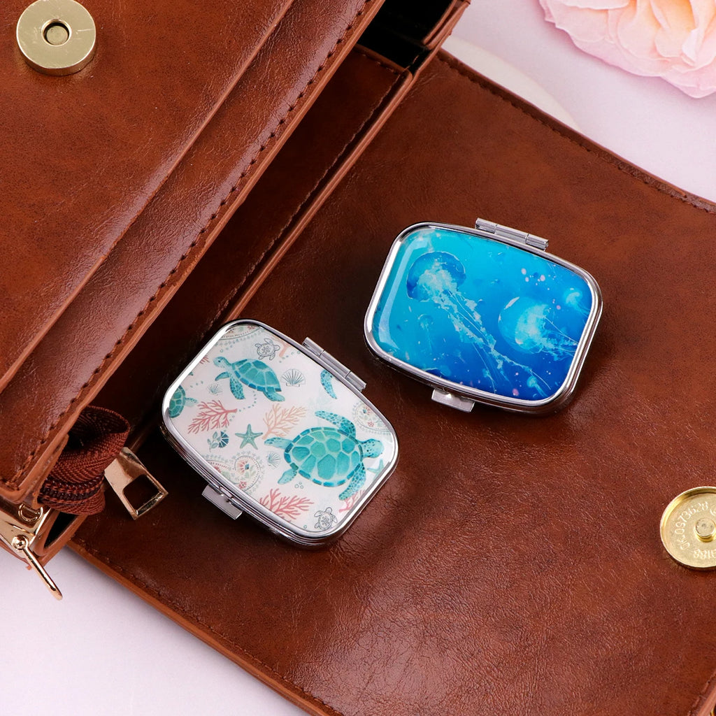 Animals Metal Medicine Box Bird Pill Packaging Health Products Butterfly Moisture Resistant Storage Case Personalized Casket