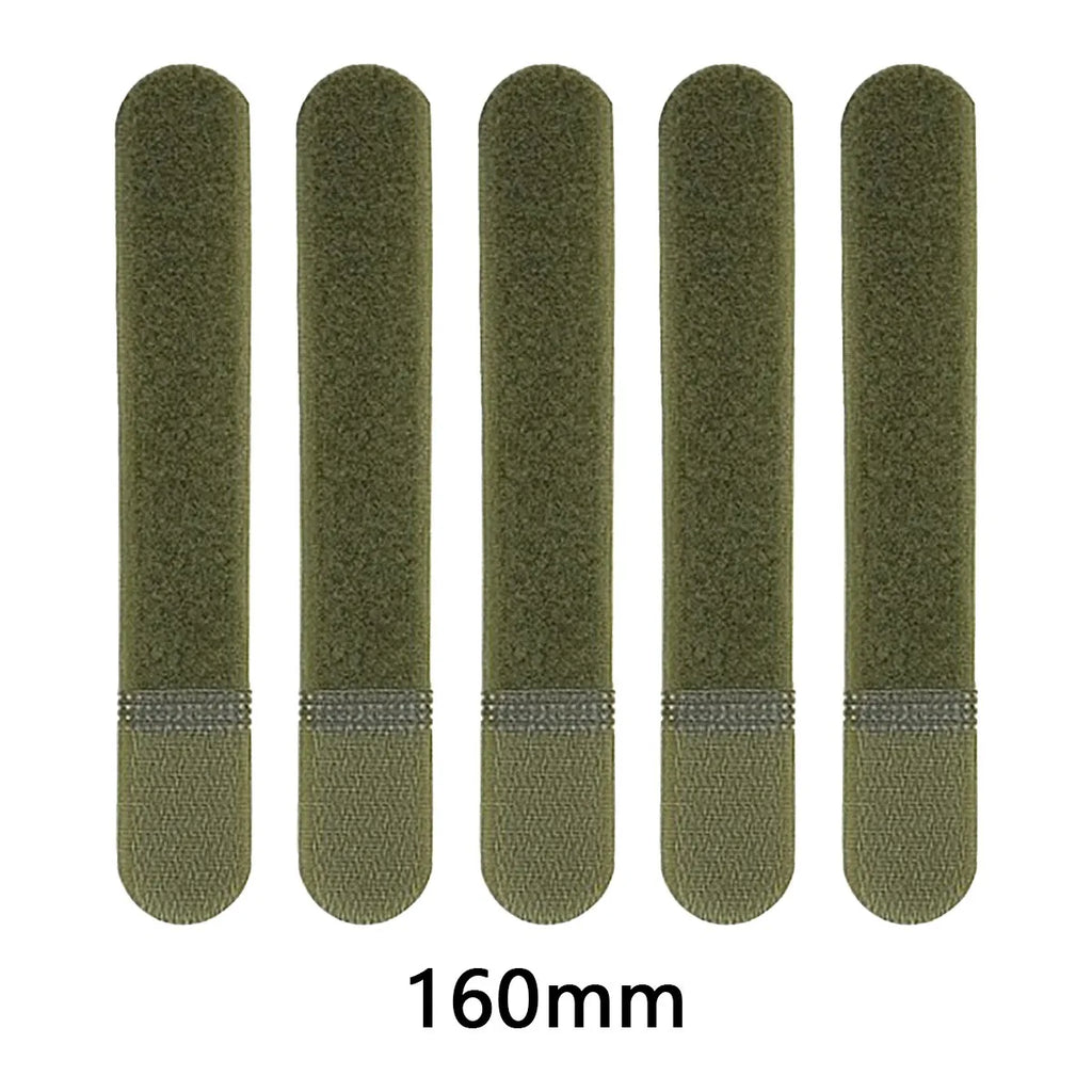 Reusable Nylon Cable Ties Straps With Hook Loop Fastener For Backpack Organizer Cord Grip Wrapping Buckle Webbing Fix