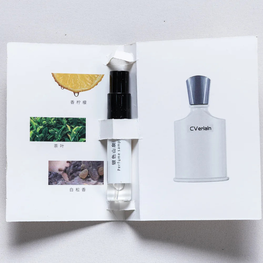 5 pack 3ML men's and women's perfume sample set eau de toilette long-lasting fragrance portable for travel easy to carry around