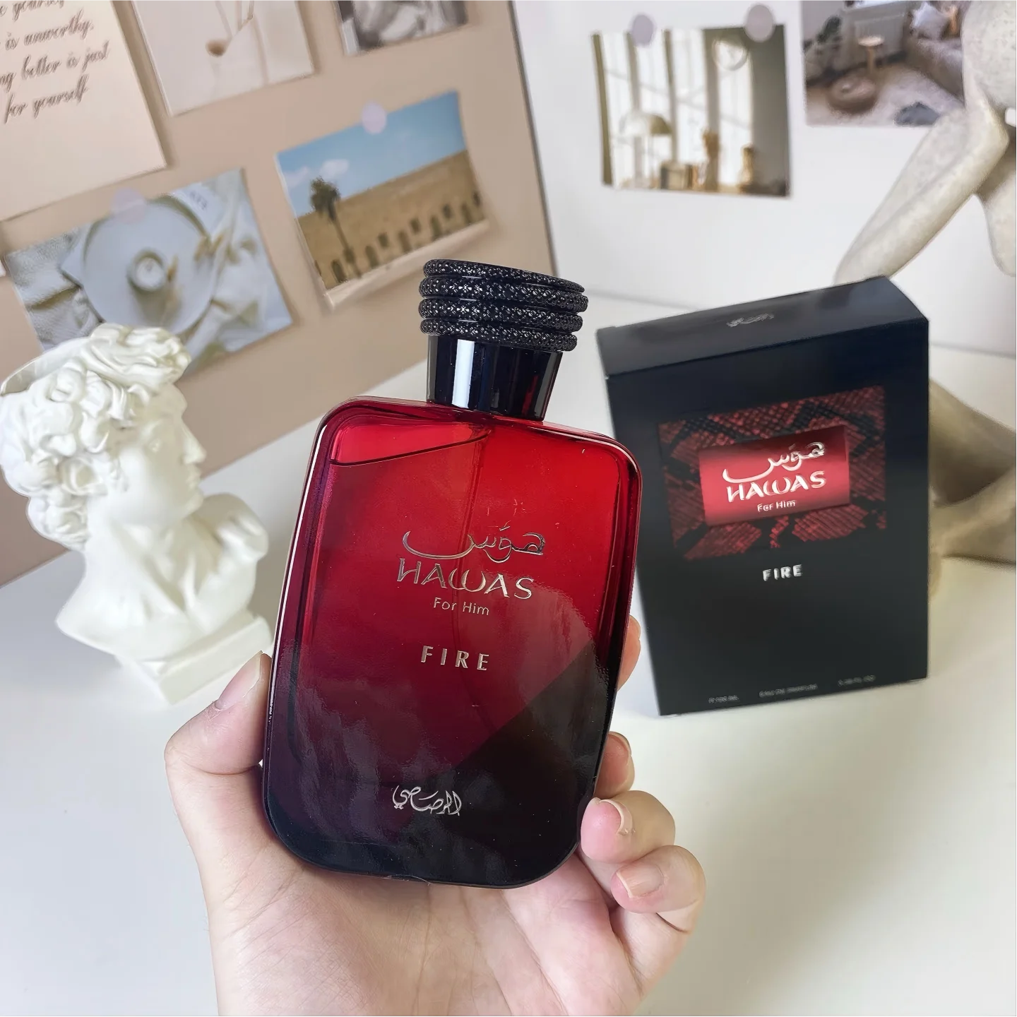 Hawas Fire For Him Eau De Parfum 100ml Perfume For Men Long Lasting Fragrance