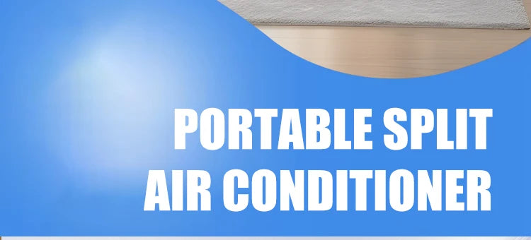 9000BTU Electric Low Noise Energy-Saving Cooling&Heating Portable Air Conditioner with Wheels for Living Room