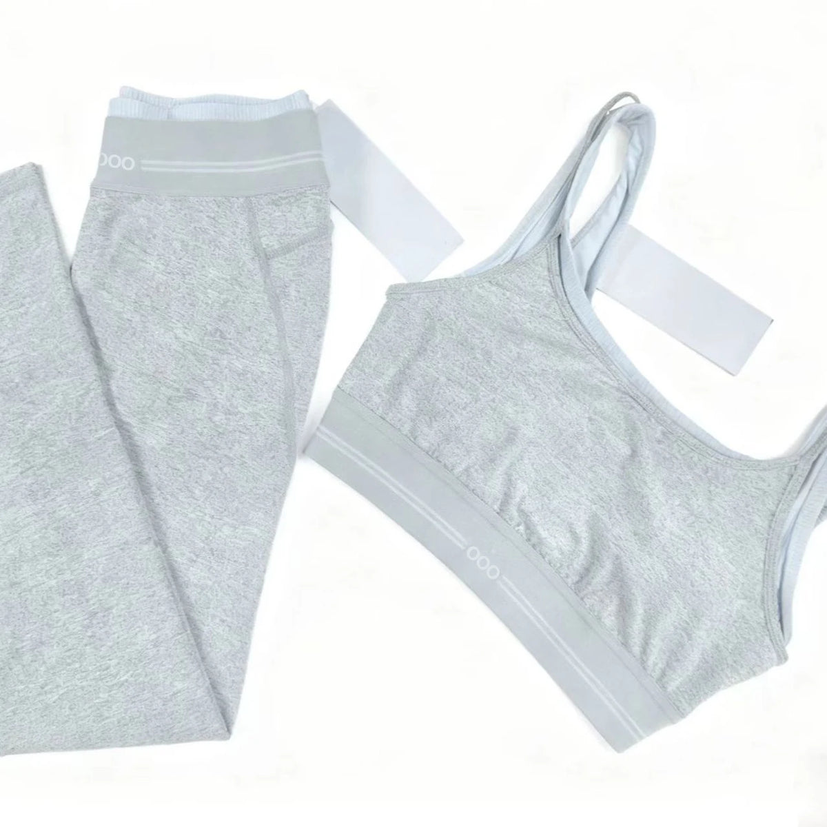 2026 New Women's Sports Premium Fitness Yoga Running Simple Pants Two Piece Set