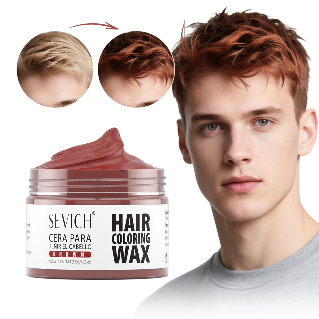 Sevich 50g Hair Color Wax Disposable Fashionable Hair Paste Long Lasting Paint Coloring Cream for Party, Halloween, Christmas
