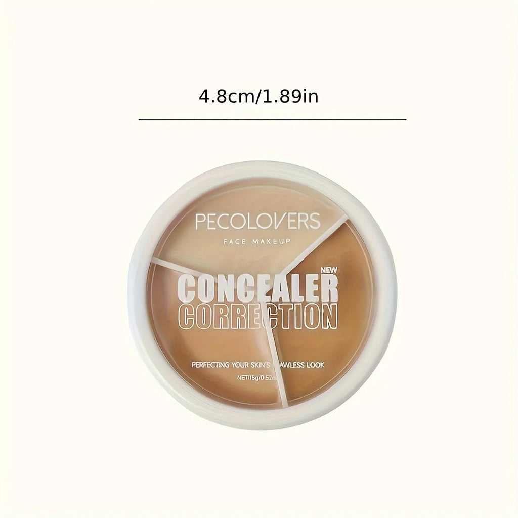 Concealer Even Skin Tone Universal Blemish Facial Makeup Concealer Palette Highly Praised 3-color Concealer Enhance Complexion