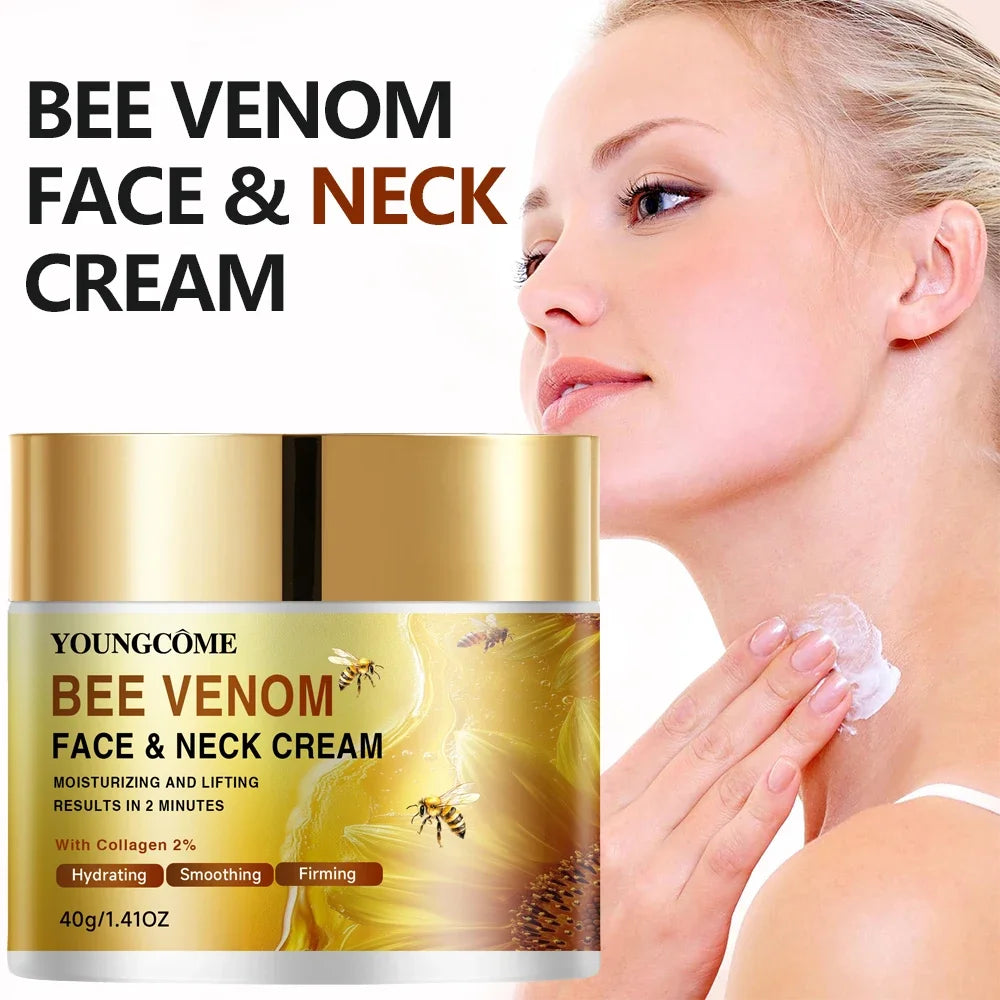  YOUNGCOME Bee Venom Face Cream Firm Lifting Soothing Lighten Redness Repair Damaged Skin  Barrier Brighten Nourish Face Cream
