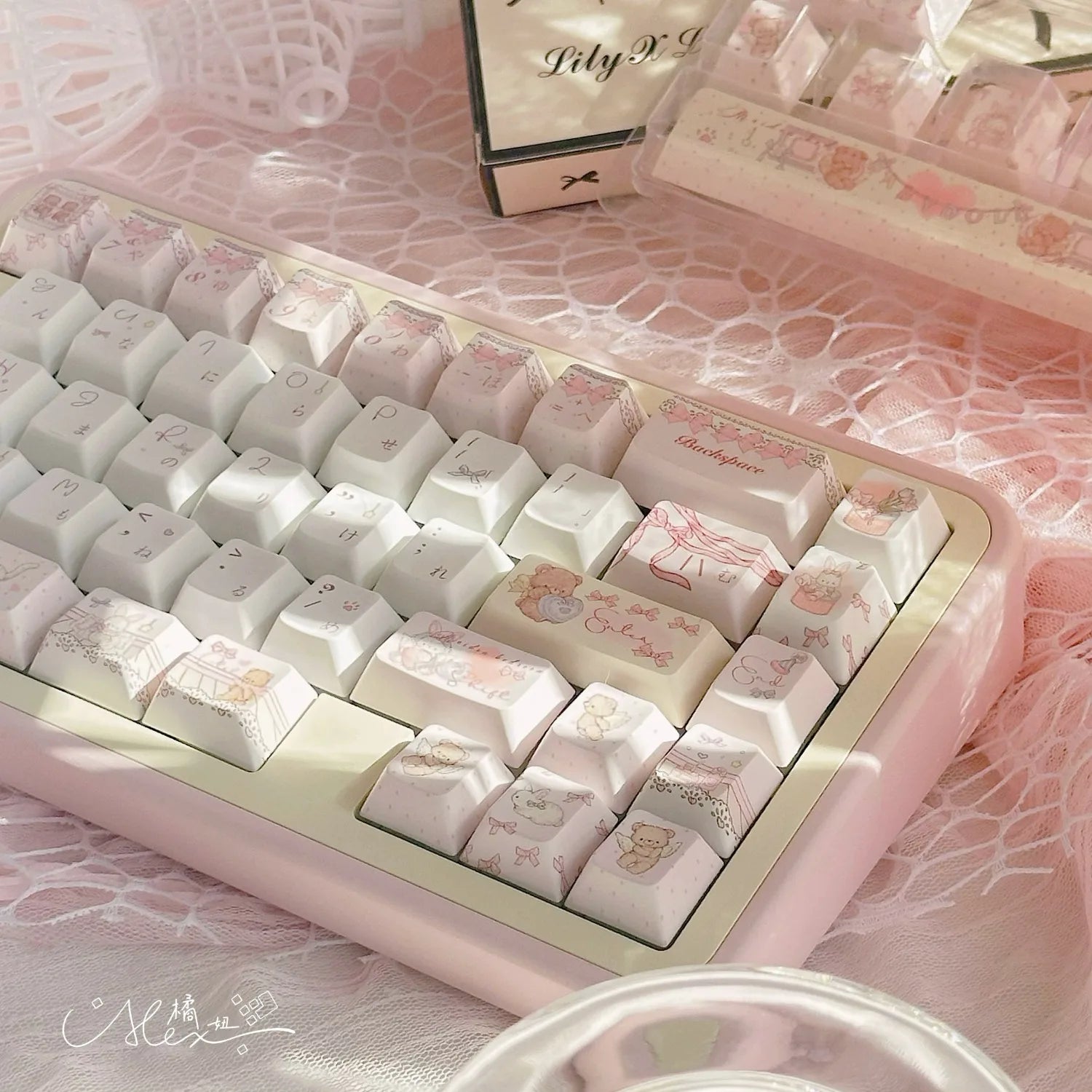 New Theme Keycaps 139 Keys SOA Cherry Profiled PBT Double Shot Japanese Keycaps for MX Switch Alice ANSI ISO Layout Keyboard Kit