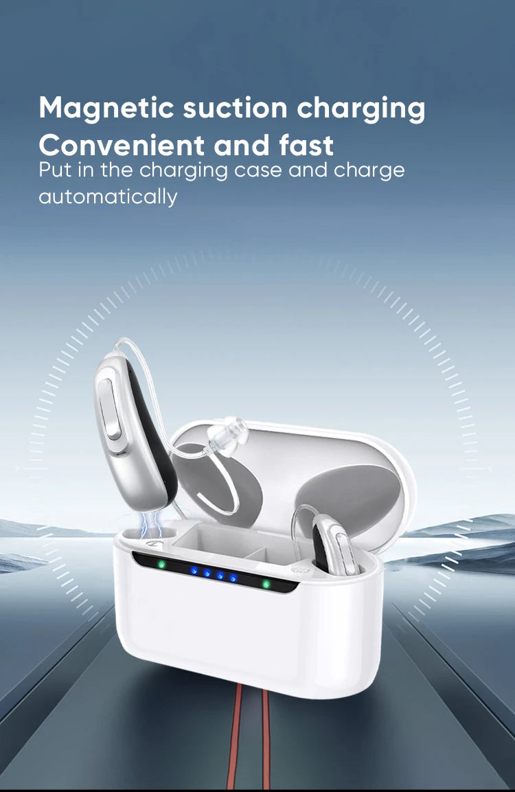 30 channel Bluetooth program Hearing Aid Rechargeable Ear Hearing Aids for The Elderly Audifonos Sound Amplifier for Deafness