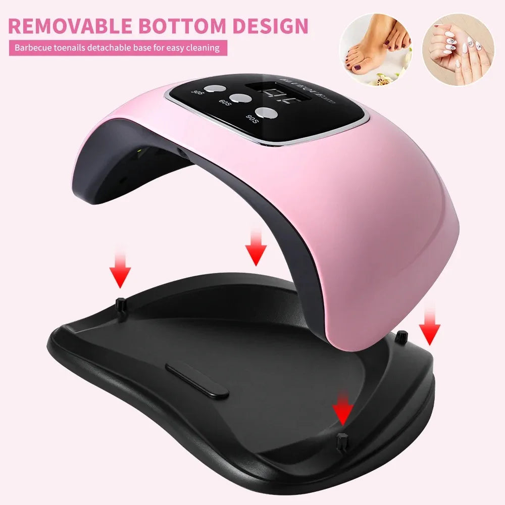Professional Nail Lamp LED Manicure UV Lamp Nail Dryer for UV Gel LED Gel Nail Machine Smart Sensor USB Plug