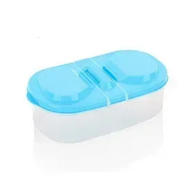 1/4pcs Portable Lunch Box for Kids Camping Picnic with Transparent Compartment Leakproof Food Storage  Secure  Clasps  Container