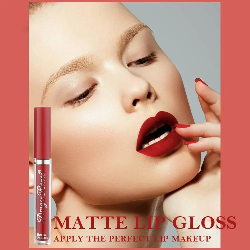 3pcs High Quality Waterproof Daily Style Lip Gloss Velvet Lip Glaze Matte Gloss Lipsticks Womens Lipstick