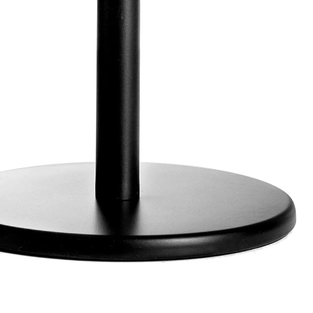 Paper Towel Stand Metal Black 33 cm