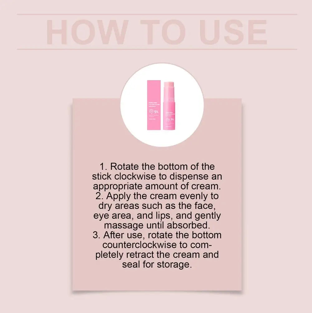PDRN Pink Collagen Multi Balm, Fine Line Smoothing Skin Deep Hydrating & Plumping Moisturizer, Lightweight Serum