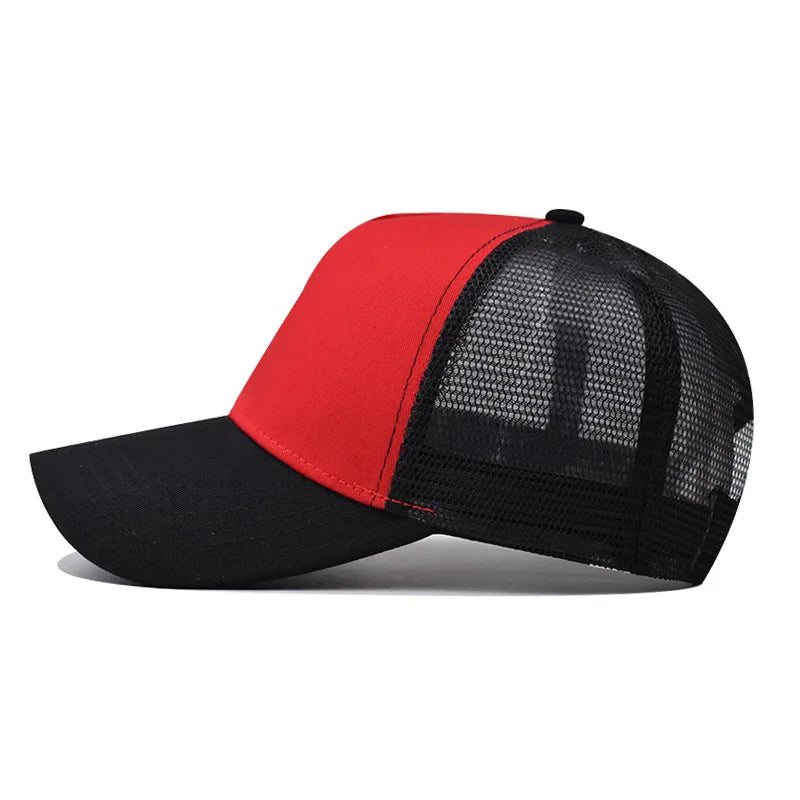 Baseball Cap Adult Net cap Hat Pure color Unisex Summer hat Breathable hat No pattern shade Spring Autumn Cap Hip Hop Fitted Cap