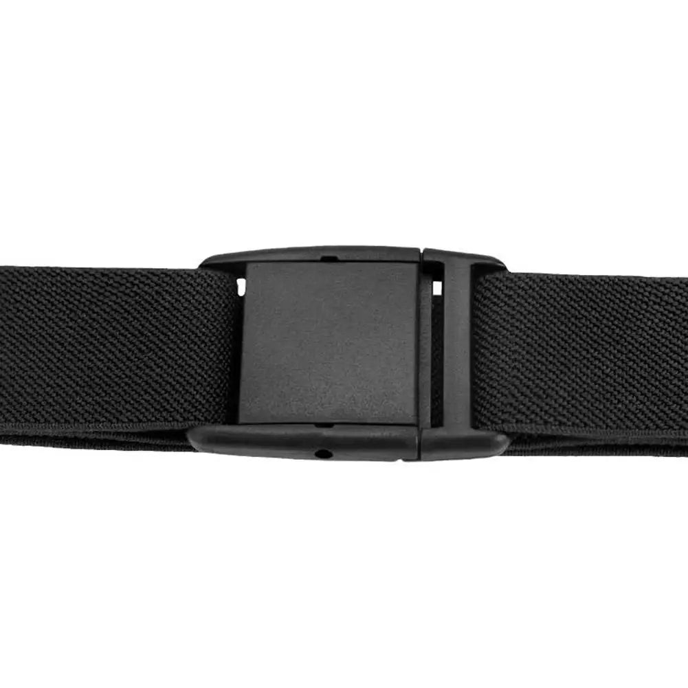 Unisex Invisible Elastic Stretch Belt No Show Flat Buckle Waistband for Jeans Dresses Men Women Adjustable Comfort Casual Belts