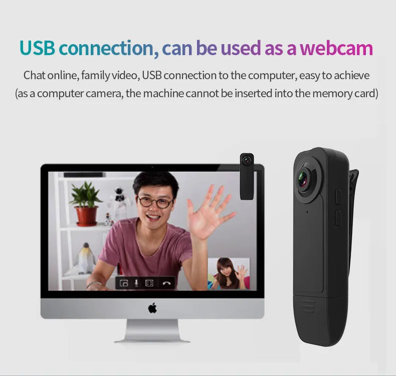 1080P Sport Hiking Mini Camera HD 1080P Pen Cam Night Vision Micro Camcorder Bodycam DV Video Recorder Home Office Security