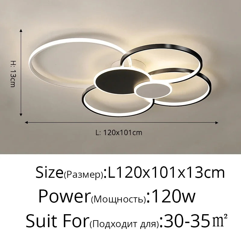 New Modern LED Ceiling Lights For Living Room Chandelier Bedroom Kitchen Ceiling Lamp Modern Apartment Hotel Chandelier Lighting