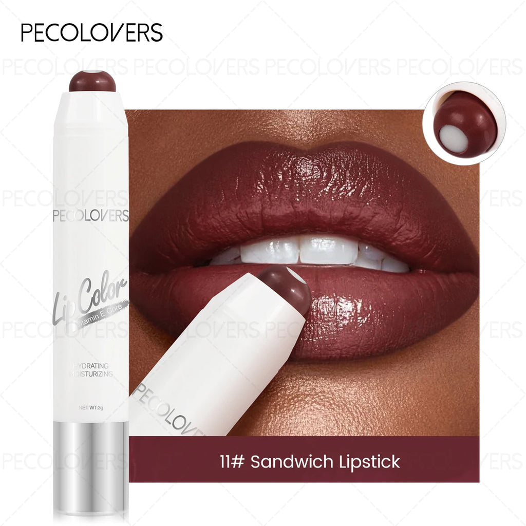 Pinch Mouth Red Pen, Moisturizing Lipstick, Long-lasting Without Drying Out, Suitable for Autumn and Winter Seasons, Lip Makeup
