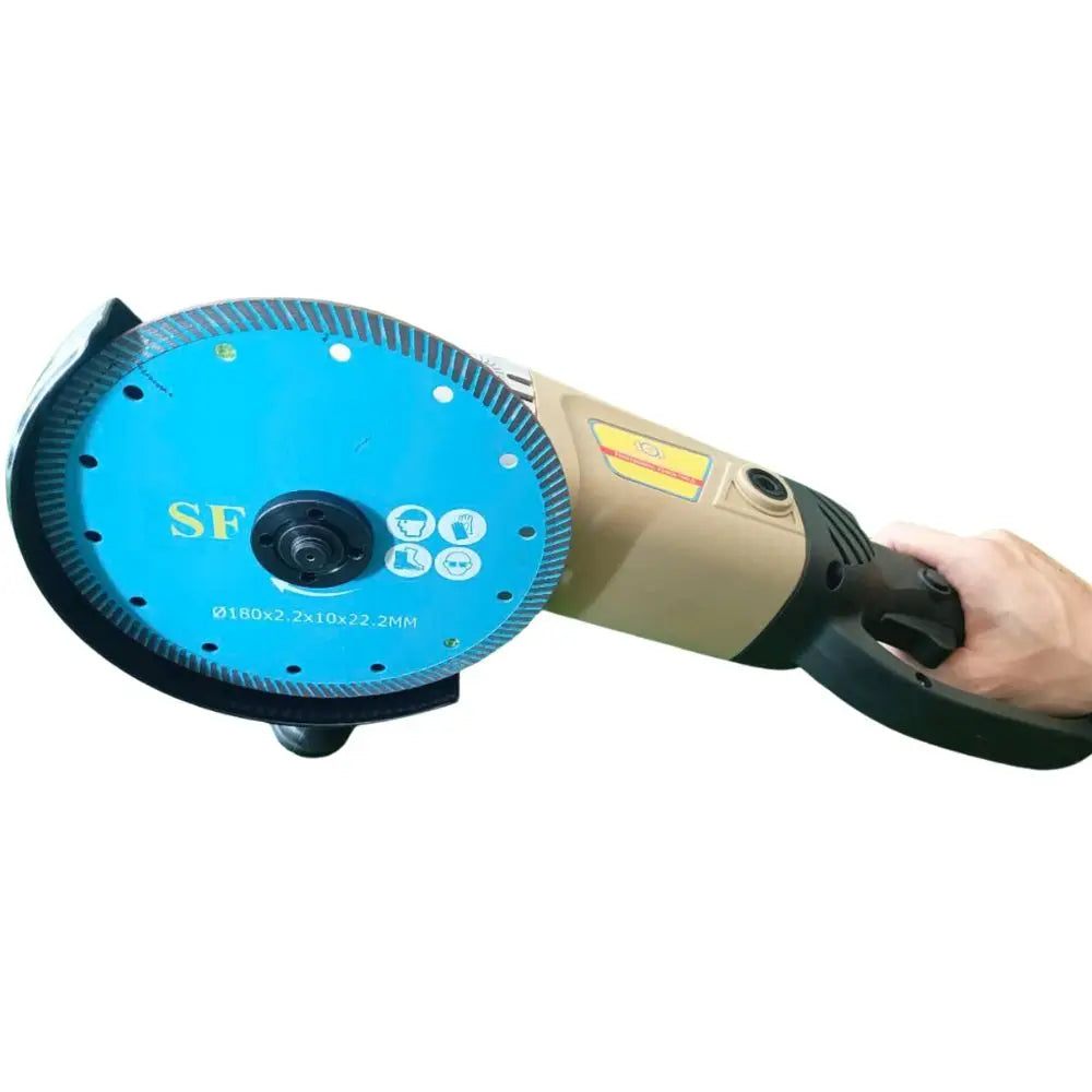 SF180 1700W 8500 RPM Brushed Motor Heavy Duty 180mm Handheld Aluminum Alloy Trigger Angle Grinder Industrial Electric Polishing