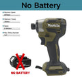 Makita 18V DTD173 Brushless Electric Drill 180Nm Cordless Impact Driver for Home Improvement And DIY Wood/Bolt/T-Mode Power Tool