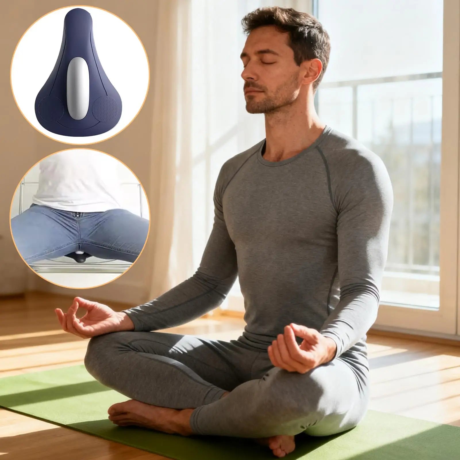 NEW Pelvic Floor Muscle Trainer 4-Mode USB-C Charging Electric Exerciser Massage Cushion For Men Sphincter Bladder Trainer