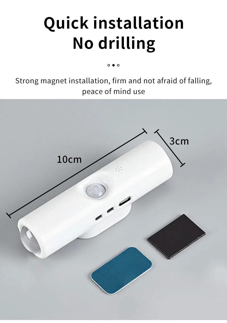 Magnetic Rechargeable LED Night Light RGB Sunset Lamp Wireless Wall Lamp With Motion Sensor For Stair Cabinet Hallway Room Decor