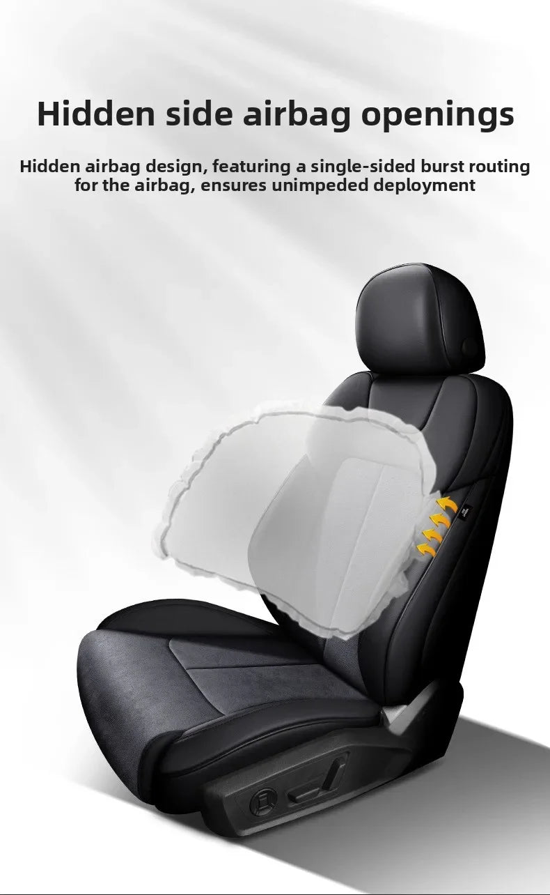 Custom Fit Full Luxury Car Seat Cover Car SUV Full Seat Set Perforated Genuine Leather for Various Models Contact Seller JJ208