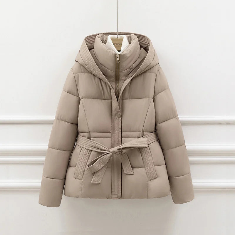 High Quality  2025 Winter New Fashion Down Cotton Parkas Jacket Women Loose Korean Casual Thicken Warm Ladies Overcoat