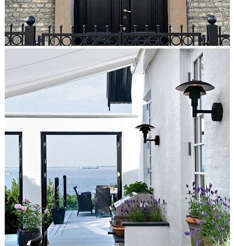 Nordic Creative Outdoor Rainproof and Waterproof LED Illumination Sconce Wall Lamp Available Both Indoor and Outdoor Lighting